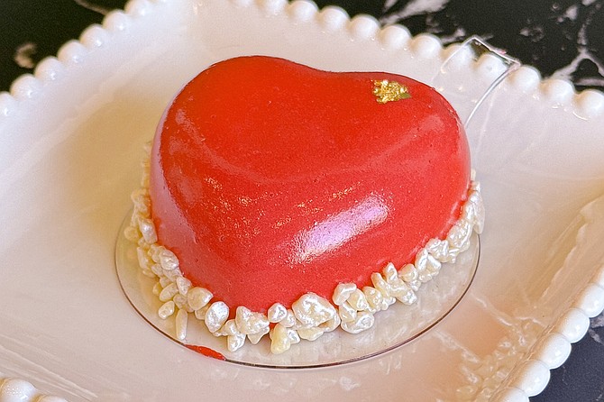 A "sweetheart" mousse