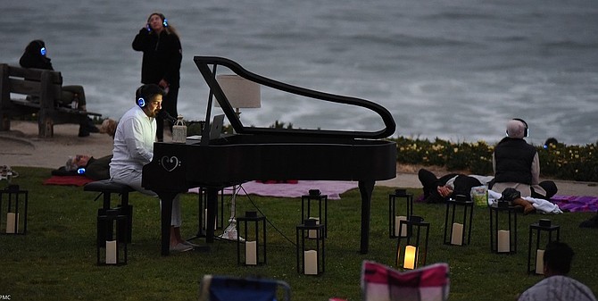 People "can walk a quarter mile down the beach having their own moment and still hear it perfectly. It really opens a new dimension to what we think of as a concert experience.”