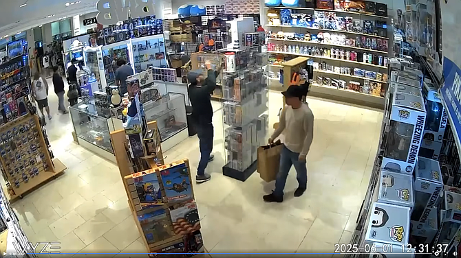 Escondido theft in progress