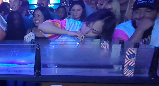 Blow, blow, blow your fish/ Quickly down the tank...