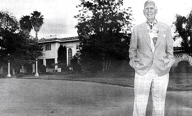 C. Arnholt Smith today at his home in Rancho Santa Fe - Image by Dave Allen