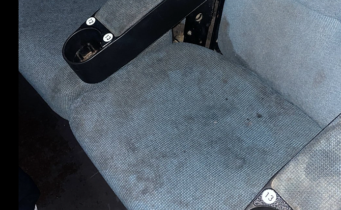 "I wouldn't DARE to sit in these seats.”