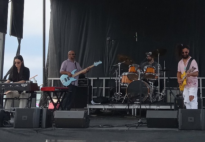 Ricky G and his band - Image by Jamie Gardner