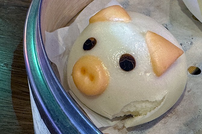 A cutesy dessert dumpling
