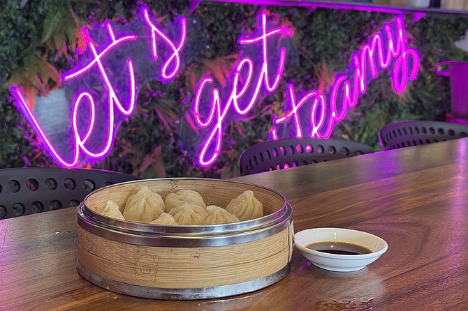 Soup dumplings at Steamy Piggy Point Loma