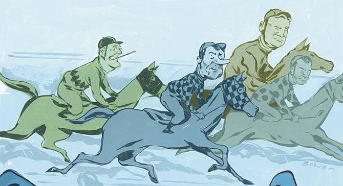 Texas racing refugees and their friendss flocked to Del Mar and La Jolla