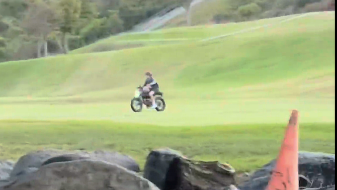 "When they noticed me filming, they came closer in an apparent attempt to intimidate me."