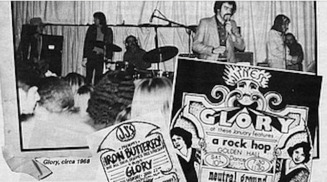 A predecessor band, Glory, played covers not of Top 40 hits but of songs that no one had ever heard of - obscure Yardbirds sides like “Think About It” and “I Wish You Would,” obscure Animals cuts like “A Girl Named Sandoz.”