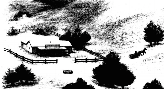 The valley was a wide, open space, with thickets of willow along the river.