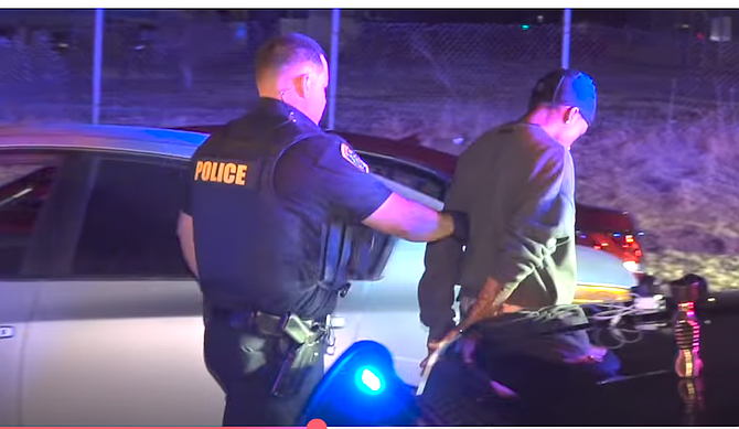 The car’s owner was beaten unconscious, and several suspects drove off in his black Toyota Camry.