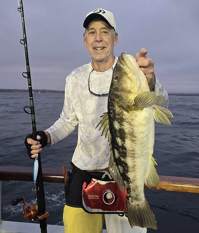 Solid Calico Bass, one of many caught and released from the Independence along the coast of the mid-Baja Peninsula.
