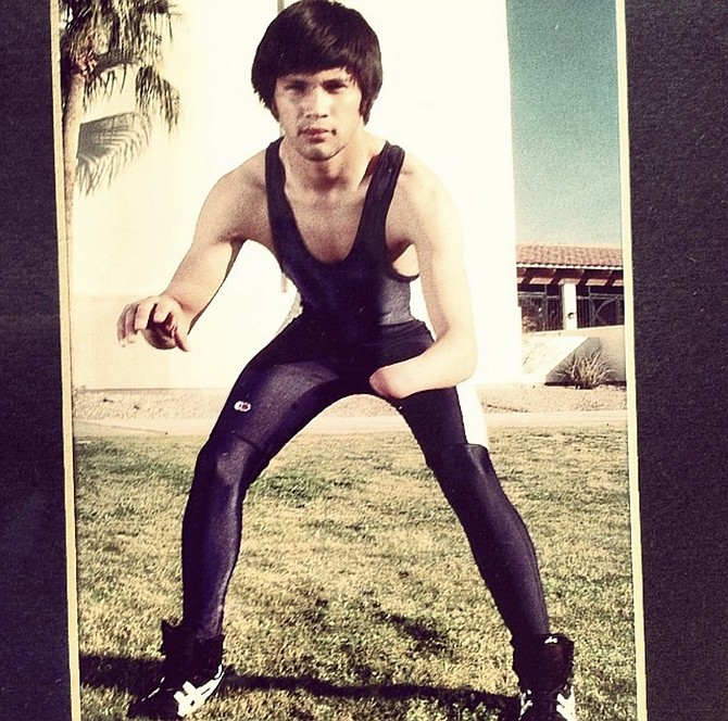 It started with wrestling.