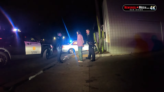 In April, a white sedan drove into a construction company office in Grantville.