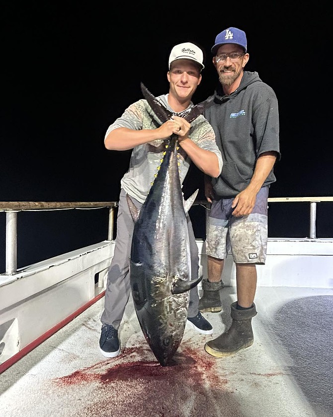 The solid bluefin bite is still going on, and while the size range is a little smaller this week, the number of fish caught per angler was nearly triple that of the week previous.