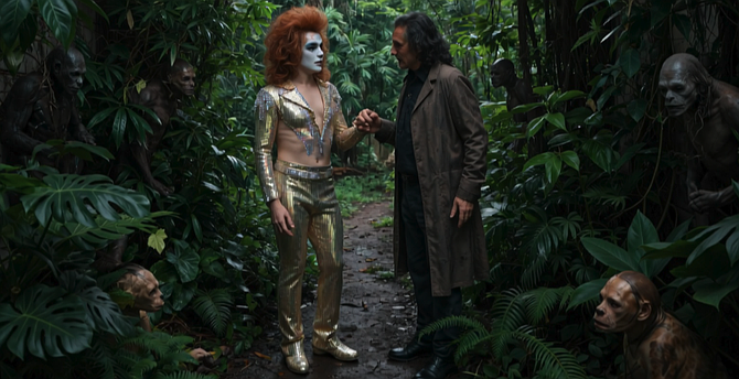 "It's like Dr. Moreau meets Ziggy Stardust."