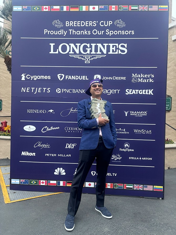 Professional sports gambler Ace Rogers. “I live life on the wire, man.”