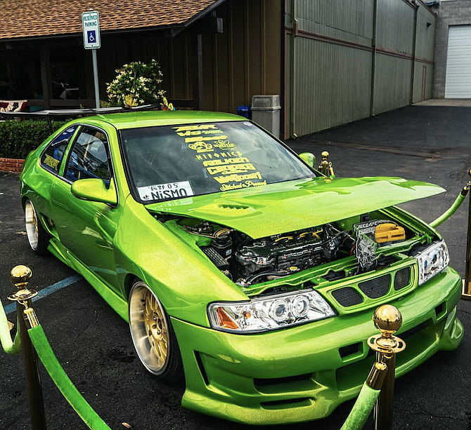 Manongdo's Nissan. "It happens a lot — especially when I’m streaming mixes on SoundCloud."