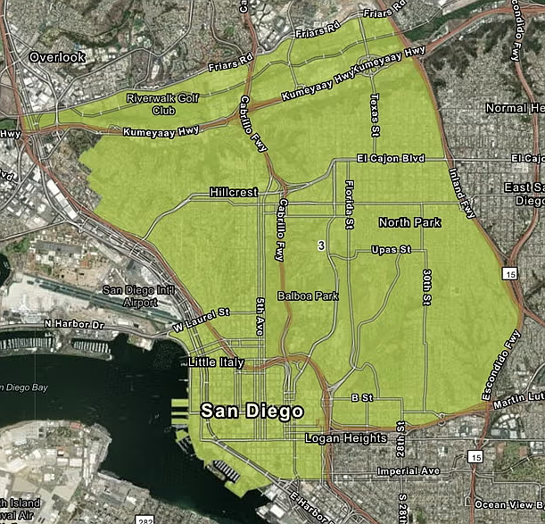 The area with the most tows — 4,344 — is District Three.
