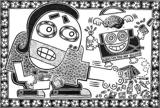 The author and his brother - Image by Tamir Shefer