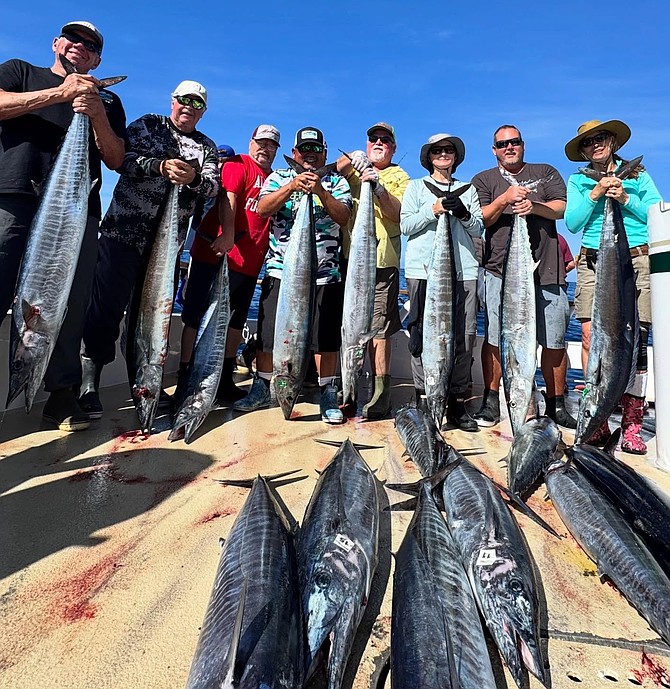 Great wahoo fishing aboard the Royal Polaris' Let’s Talk Hook Up 8-Day long range trip fishing off the southern coast of Baja.