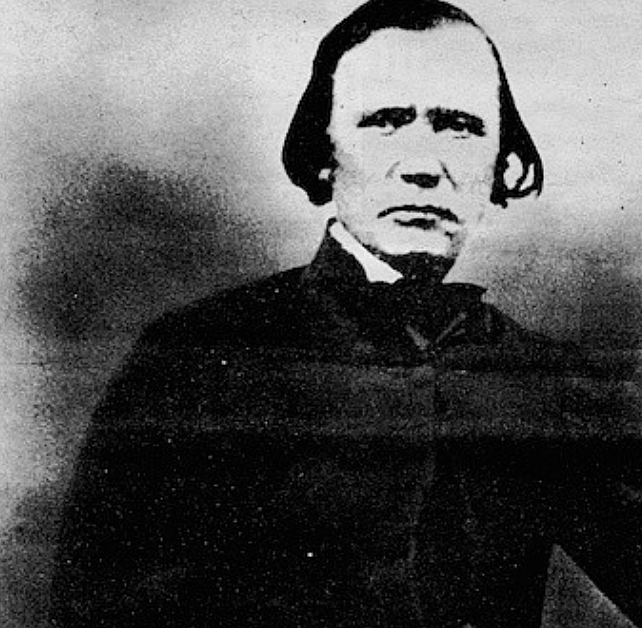 A very reluctant Kit Carson was persuaded, with much insistence by Kearny, to turn around and accompany the dragoons to California.