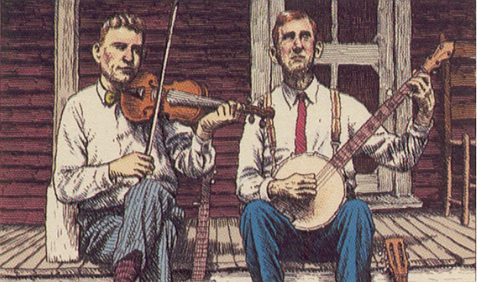 Dick Burnett and Leonard Rutherford