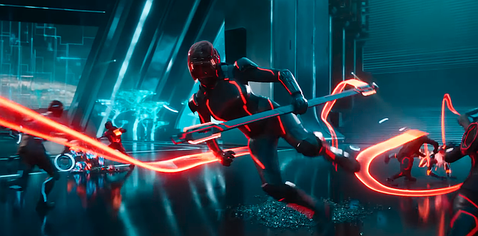 Still from Tron: Ares