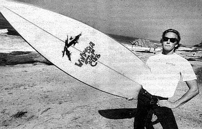 Scot Cherry. Mike Hynson, the surfer from Bruce Brown’s movie The Endless Summer, said, “Are you Scot Cherry? I understand if I have a problem around here I should come to you.”