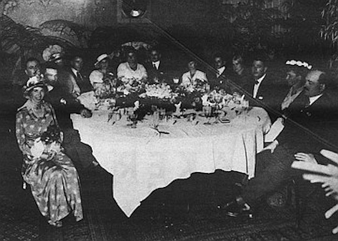 Banquet for Schumann-Heink, 1915. The singer announced a plan to make the Spreckels Organ Pavilion in Balboa Park the setting for a summer festival rivaling Bayreuth’s.