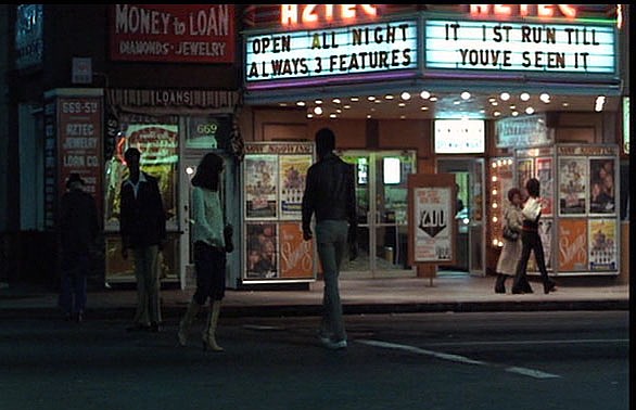 The Aztec Theater on 5th Avenue as seen in the 1979 George C. Scott film Hardcore