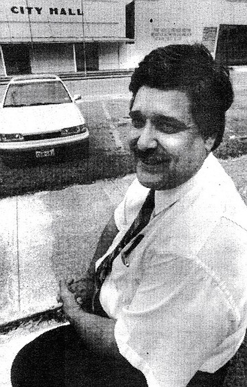 Mayor Alfredo Cardenas. He crawled toward one of his father's printing presses, thrust his tiny right hand into the machine, and the greasy metal gears tore off two of his fingers.