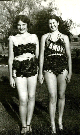 Ramona Turkey Queen contestants, 1935.