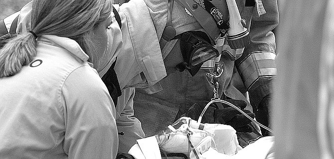 "What ambulances can do is give you saline to keep up your blood volume, but they can't actually provide you with blood."