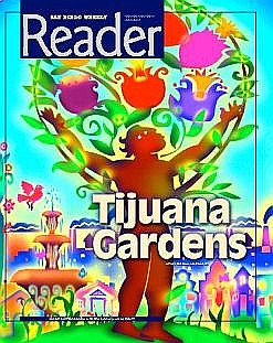 The view of the Pacific Ocean and Coronado Islands that seemed so dramatic from the golf course and homes in Real del Mar was even grander from the Rivera Torres garden.