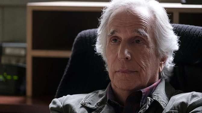 The generaly cuddlesome Henry Winkler, delightfully cast against type as a profanely combustible Mayor.