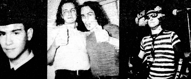 The author in June, 1962; Nick TOsches in Summer, 1972; San Francisco, 1978