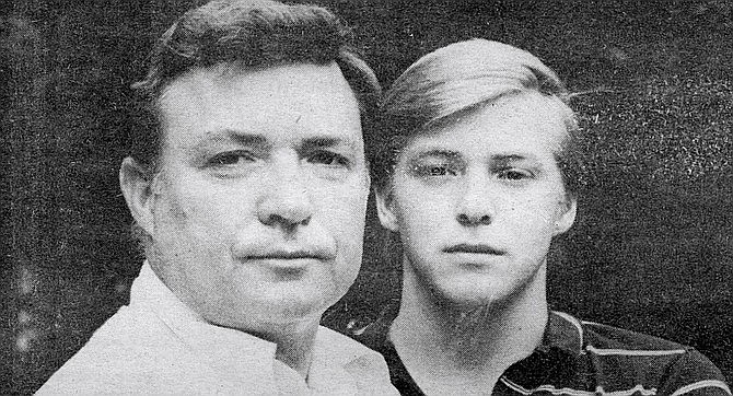 Tom and John Metzger. "I got hit in school because I was Tom Metzger’s son and ... that hurts, you know, it hurts you."