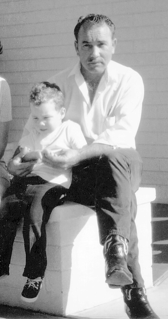 Abe Opincar and father. Toward the end I had to lift my father from bed to wheelchair and back again.