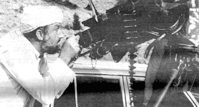 Zia Waleh in Afghanistan. “I belonged to the Islamic Front of Jihad. We fought the USSR alone. Two million of my people have been lost. One million maimed."