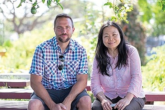 Corey Pahanish (left): "We serve a vulnerable community here."