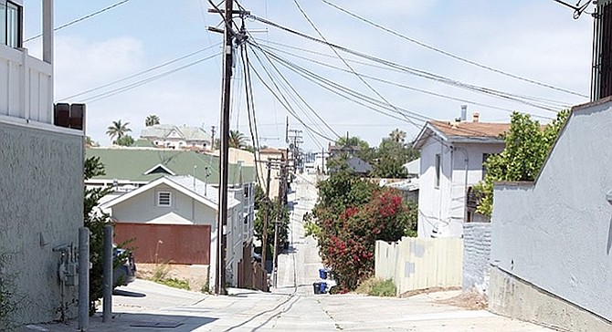 It bordered the alley on a short block that never got the memo Golden Hill had gentrified.