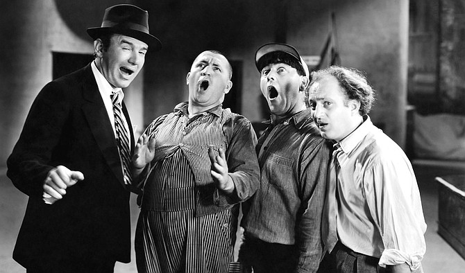 Ted Healy and his Stooges as they appeared in Dancing Lady.
