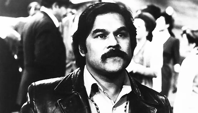Valdez on the set of Zoot Suit