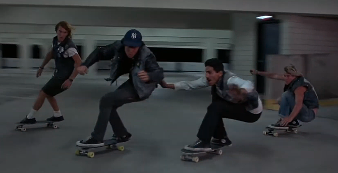 The Daggers in action in Thrashin'