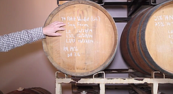 Proprietor Mark takes us on a short tour of his Blue Door Winery facility.