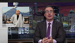 John Oliver compares journalists to Pompei residents