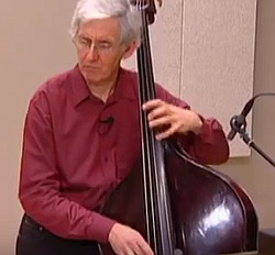 Dresser explains his approach to music, with footage from a performance of "Bacachaonne," a solo bass piece dedicated to Cuban bass player Cachao. 