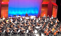 The Mainly Mozart Youth Orchestra playing with the Festival Orchestra and Derek Paravicini 