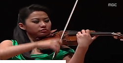 Sarah Chang, violinist
